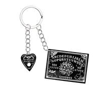 LUOFANG Divination Keychain Tarots Planchette Game Spirit Board Gothic Tarot Board DIY Keychain Necklaces Earring Jewelry Making