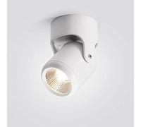 LUOFDCLDDD Spotlight，Adjustable Led Ceiling Spotlight Surface Mounted Accent Spot Light Indoor, Rotatable Wall Lights Spotlights, Gallery Picture Lighting, 24° Beam Angle Wall Lights, 3000K/White-12W