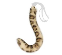 LUOFENG Cats Tail, Wolf Leopard Faux Fur Costume - Adjustable, Long, Foxes Tail for Halloween & Fancy-Party Cosplay