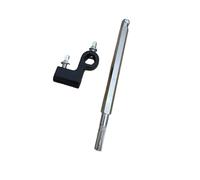 LUOFENG Multifuntional Alloy Double Bass Drum Pedal Heel Plate Connector Rod Suitable for Stable Secure Drumming Performances