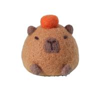 LUOFENG Needle Felting,Needle Felting Set Capybara Felting Starter Kits with Poke Needle and Instructions Needle Felting Supplies DIY Craft