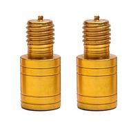 LUOFENG Net Connector,2 Pcs Fishing Landing Net Handle Connector Thread Adapter Net Head Adapter Fishing Landing Harpoons Dip Net Rod Parts