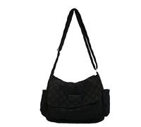 LUOFENG shoulder handbag,Crossbody Bag Womens Lightweight Nylon Postman Bag Simple Flap Bag Single Shoulder Bag Japanese Casual Bag