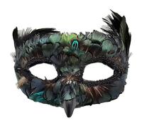 LUOFENG Venetian Masquerade Bird Beak Mask, Half Face Mask, Perfect for Masquerades Parties, Halloween, Dances, Stage Performances, Unisex-Adults