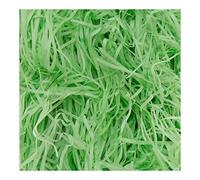 Luojuny 50g Green Raffia Paper Shred, Crinkle Cut Paper Confetti Filler, Gift Wrapping & Basket Filling