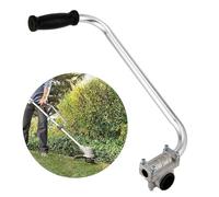 Luojuny Ergonomic Weed Eater Handle Extension, Weedeater Handle Extension with Bracket Clamp, Stainless Steel String Trimmer Handle, Weed Wacker Trimmer Grip for Lawn Care Landscaping Yard Trimming