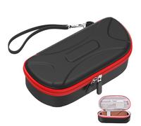LUOKE Case for Ray Ban Meta Wayfarer/Skyler/Headliner/Oakley Charging Box with Strap Fits RayBan Smart Glasses Accessories, Black, Medium