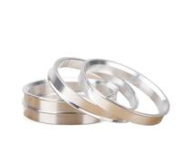LUOKEKE Centric Rings 4pieces/set 74.1to67.1、74.1to72.56、74.1to66.5、74.1to71.6 Mm Hub Centric Rings Aluminium Wheel(74.1to71.6)