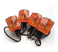 LUOKEKE Motorbike Indicator Professional Accessories Motorcycle Indicator Blinker Lamp Amber Fit Use For Honda CBT125 Turn Signal Light Moto Flashing(4 PCS)