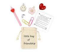 LUOKIFUR Good Luck Meaning Small Bag Accessory Gift Lucky Souvenir Friendship/Miss You Gift Good Luck in Examination Positivity Gift (friendship bag)