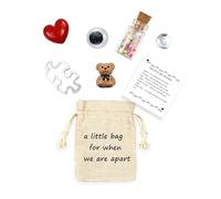 LUOKIFUR Long Distance Little Bag We are Apart Inspirational Gift Relationship Gifts for Lovers and Friends Boyfriend(We are apart)