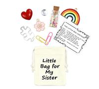 LUOKIFUR Meaningful Packet, Thoughtful Gift for Daughter, Son, Mother, Sister, Friendship/Miss you/Good Luck Gift Souvenir (Sister)