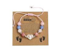 LUOKIFUR Mustard Seed baby Bracelet, Christian Gifts for Baby Baptism Toddler New Mom (Bracelet)