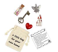 LUOKIFUR New House Housewarming Small Bag Moving Souvenir Key Angel Accessories Gift/Realtor New Home Gift (Suit 1)