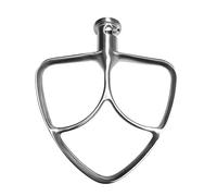 luolety 4.5-5 Quart Flat Beater, Edge Beater Paddle for Kitchen Aid Mixer Accessory Replacement for K45SS, KSM75, KSM90, KSM110, KSM125, KSM150