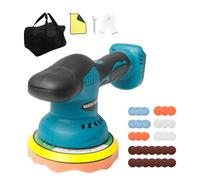 luolety Cordless Car Buffer Polisher for Makita, 6 Inch Brushless Car Polishing Machine Kit, 8 Variable Speed 5500RPM Orbital Polisher for Auto Detailing Waxing Scratch Removing (No Battery)