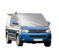 luolety External Thermal Windscreen Cover for VW T5, Front Windscreen Wrap Cover Foldable Windshield Snow Cover Ice Shield Dust Sun Screen Silver Wrap Black Out Screen Campervan (for VW T5 2003-2015)