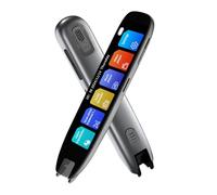 luolety Scan Translator Pen, Scan Reader Pen for Dyslexia Support 142 Language Voice Translation Offline Scanning Reading with 3.71inch Touchscreen for Meetings Learning Travelers Students