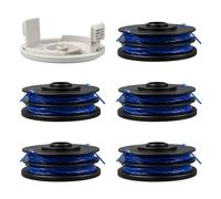 luolety Strimmer Trimmer Spool Line for Ryobi Trimmer, Strimmer Spool Replacement, 1.6mm 8.3m Spool lines for Ryobi RLT4027, RLT4125, RLT5027, RLT6030, RLT5127, RLT6130-5132002670 (5 Spool+1 Cover)
