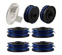 luolety Strimmer Trimmer Spool Line for Ryobi Trimmer, Strimmer Spool Replacement, 1.6mm 8.3m Spool lines for Ryobi RLT4027, RLT4125, RLT5027, RLT6030, RLT5127, RLT6130-5132002670 (6 Spool+1 Cover)