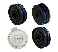 luolety Strimmer Trimmer Spool Line for Ryobi Trimmer, Strimmer Spool Replacement, 1.6mm 8.3m Spool lines for Ryobi RLT4027, RLT4125, RLT5027, RLT6030, RLT5127, RLT6130-5132002670 (3 Spool+1 Cover)