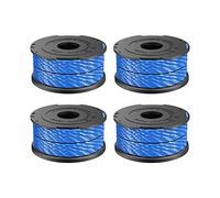 luolety String Trimmer Spool Line for Black and Decker A6441, 1.65mm dia 12.2m Autofeed Spools for GL650SB, GL652, GL655, GL650SBK, GL650SZ, GL660P, GL680, GL680B Grass Strimmer Trimmer (4)