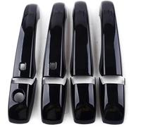luoliang car Door Handle Replacement Car Left Exterior Door Handle 4 Pair for Gloss Black Cover for Grand for Cherokee 2011-2019