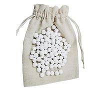 LUOLIE Baking Tools,Baking Supplies,500g Pie Ceramic Baking Beans Beads Press Stone Weights Tools with Storage Bag