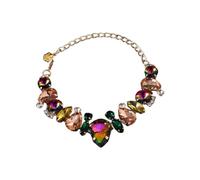 LUOLIE Dog Collar,Dog Tie Out Cable,Cats Necklaces Suit Collar Crystal Princess Collar Wedding Photo Props Holiday Collar Pearls for Princess