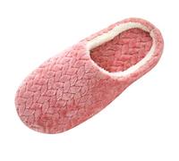 luoluoluo Clearance Womens Plush Slippers Memory Foam Slip On Sliders Fleece Lined Footwear Indoor Outdoor House Shoes Comfort Fleece Slippers Winter Warm Slider Anti-Slip Lightweight Slipper UK Size