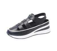 luoluoluo Women's Athletic Sandals UK Deals Ladies Closed Toe Sandal Walking Hiking Shoes Slingback Slides Wedge Slippers with Arch Support Platform Slider Wide Fit Sneakers Garden Shoe Flip Flops