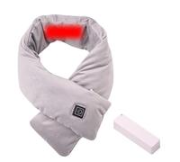 luoluoluo Women's Heated Scarf with Power Bank UK Clearance USB Rechargeable Heating Neck Wrap with 3 Heating Levels Winter Neck Warmer Gift Windproof Neck Heating Pad for Skiing Hiking Cycling