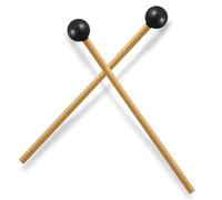 Luomorgo 2 Pcs Glockenspiel Mallets, Xylophone Mallets Rubber Bell Mallets Percussion with Wood Handle, 8 Inch Drumsticks for Bell Stick, Tongue Drum Mallets