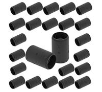 Luomorgo 24 Pcs 3/4 Inch Wire Shelf Clips, Black