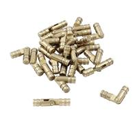 Luomorgo 25 Pcs Barrel Hinges, 4x20mm Brass Hidden Hinges Invisible Hinge, Small Concealed Hinges for Crafts, Wooden Box, Jewelry Box, Cabinet Door