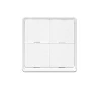 Luooi 4-Key 12 Scene Smart Switch Wireless Lighting Switch, Compatible with Moes/Smart Life/Tuya Applications, Zigbee