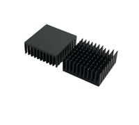 LUOQIUFA Silver Tone Aluminum Radiator Heat Sink 100x25x10mm (2 Packs)