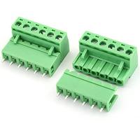 LuoQiuFa10 Set 6-Pin 5.08mm Pitch Male Female PCB Screw Terminal Block