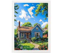 Luoqun88 A4 Picture Frame 21 x 29.7cm - Versatile Certificate and Poster Frame, Freestanding and Wall Mountable in White