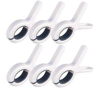 Luoqun88 Towel Clips for Sun Loungers,Beach Towel Clips,Plastic Towel Clips,Large Strong Grip Clothes Pegs,Large Beach Towel Clips for Sun Loungers,Laundry,Pool Chairs,Sunbeds(6PCS/Blue)