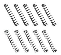 LUORNG 10PCS Electric Guitar Pickup Spring Electric Guitar Humbucker Height Adjustable Pickup Spring 25x4.5MM Black Electric Guitar Bridge Spring for Bass Guitar Pickup or P90 Pickup