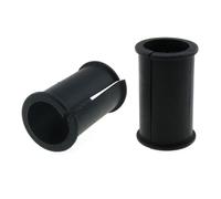 LUORNG 2PCS 44mm/1.73inch Black Gun Mic Rubber Gasket Microphone Shock Mount Washer Microphone Sleeve Washer for Sony Camcorder Rode NTG SennheiserMKH Gun Mic FX3FS7 FX6 FX8 FX9