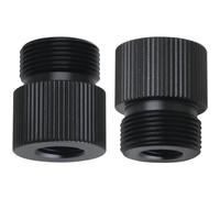 LUORNG 2PCS Hand Screw Photography Camera Accessories Microphone Swing Arm Bracket Microphone Bracket Adaptor 5/8 Male to 3/8 Female for Photography Tripod Adaptor Conversion Black