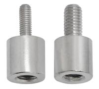 LUORNG 2PCS Screw Adaptor 1/4 inch Female to M6 Male 1/4 inch Female to M4 Male Mounting Camera Tripod Thread Adaptor for Projector DSLR Camera Camcorder Digital Voice Recorder