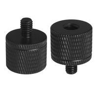 LUORNG 2PCS Tripod Adaptor Screw Head Camera Tripod Adaptor Screw Aluminium Bracket Adaptor Screw Photographic Accessory 1/4 Female to M5 Male For Fixed Mounting of Microphone Stands