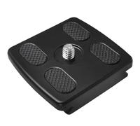 LUORNG Aluminium Alloy Head Quick Release Plate Universal SLR Camera Tripod Ball Head 1/4 Clip Metal Quick Release Plate 45x45mm Universal Camera Quick Release Mounting Plate