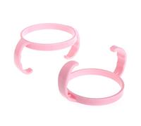 luosh 2 Pieces Bottle Handles,Baby Feeding Nursing Bottle Holders Bottle Trainer Easy Grip Standard Plastic Handle