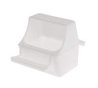 luosh Bird Feeder Cage Hanging Dish Feeder Dispenser Anti Splash Feeding Bowl Box Splash Proof Drinker Supplies for Parrot Pigeon Budgie Equipment Plastic Drink Water