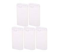 luosh Durable 5pc 2X18650 Battery Holder Case 18650 Battery Storage Box Rechargeable Battery Power Bank Plastic Cases