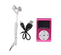 luosh MX-801 Mini USB Metal Clip Micro TF Card Slot LCD Screen Music MP3 Player